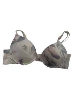 Danskin Intimates Bra Women's 34B Marble Swirl Print Molded Underwire T-Shirt